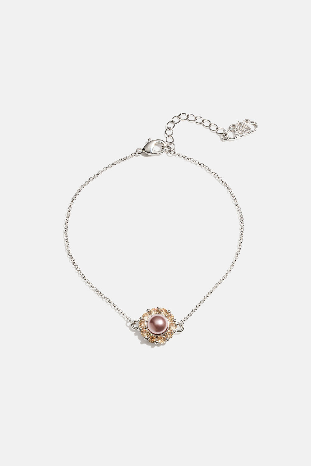 Miss Sofia bracelet - Pink topaz pearl i gruppen Lily and Rose - Armband hos Glitter (251002725000)