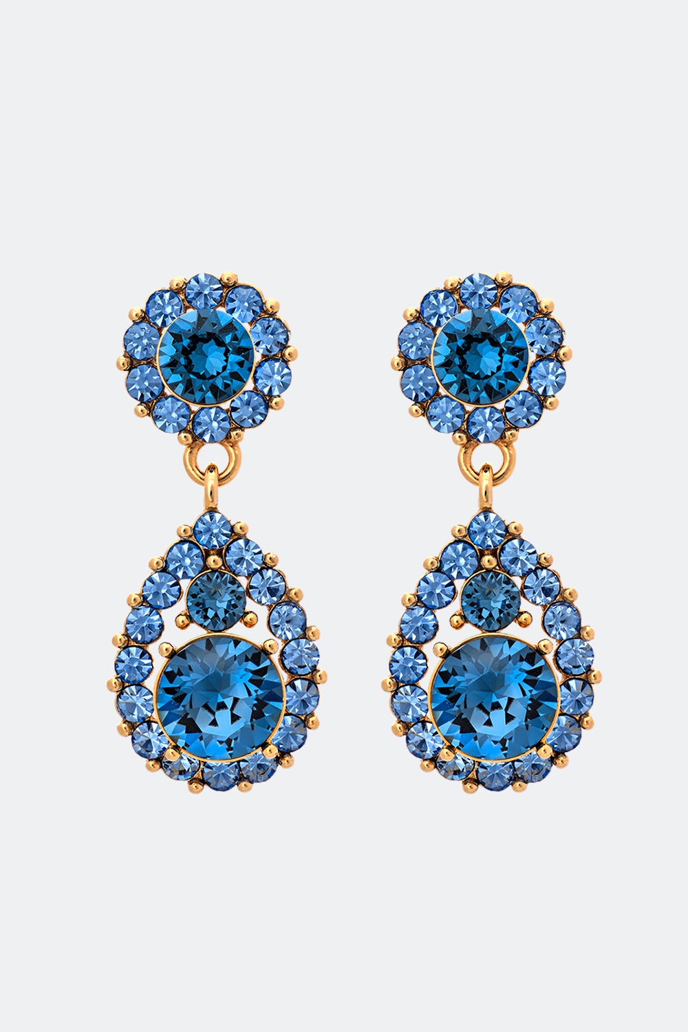 Sofia earrings - Royal blue i gruppen Lily and Rose - Örhängen hos Glitter (253000177002)