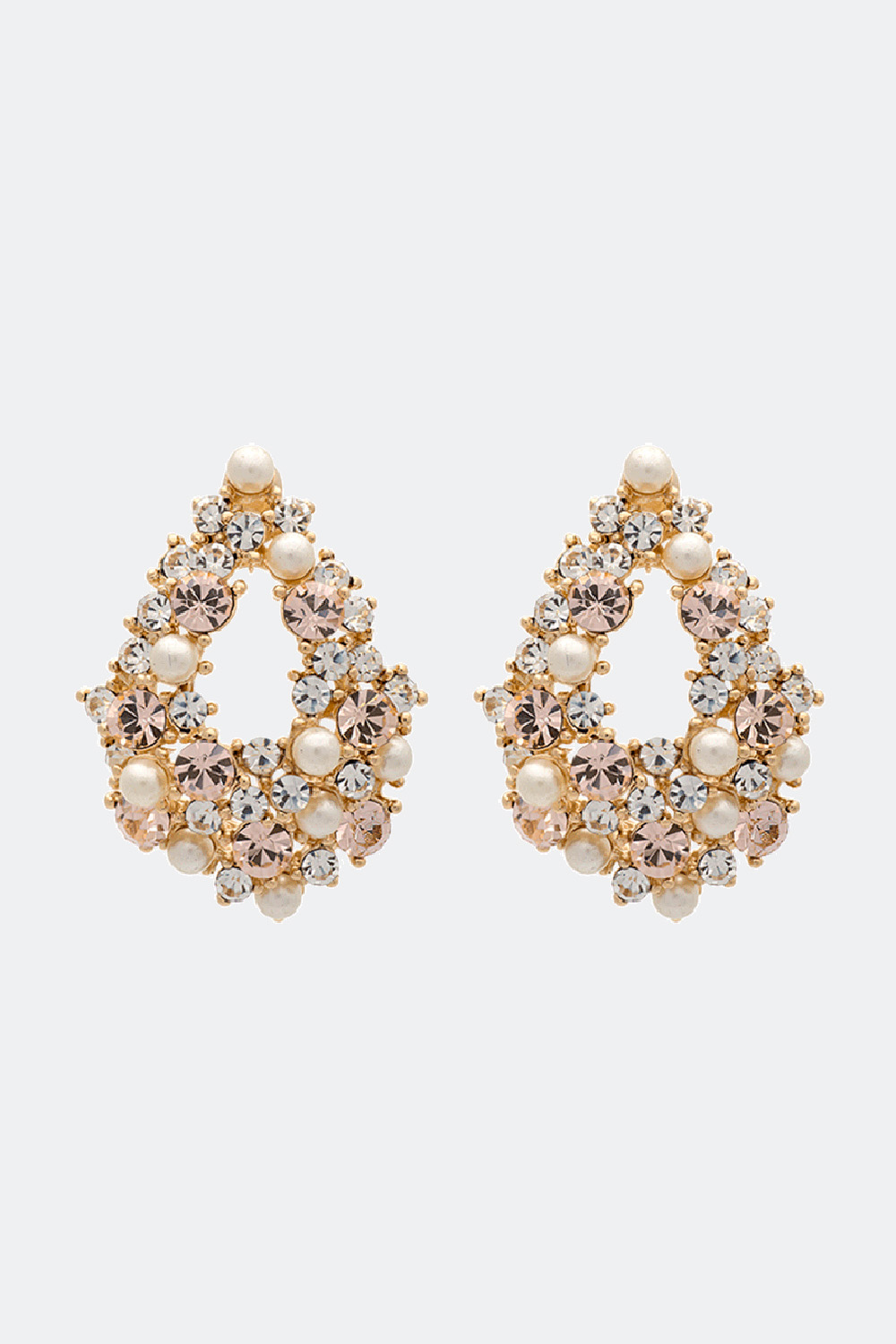 Alice pearl earrings - Ivory silk i gruppen Lily and Rose - Örhängen hos Glitter (253000203402)