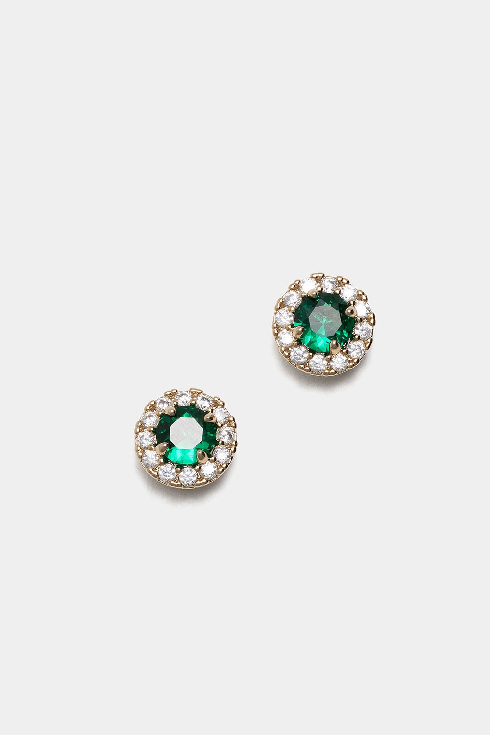 Laurie earrings - Emerald i gruppen Smycken / Örhängen / Studs hos Glitter (253001257702)