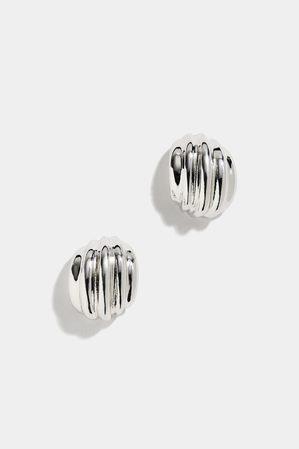 Breda räfflade hoops i gruppen Smycken / Örhängen / Hoops hos Glitter (253009031001)