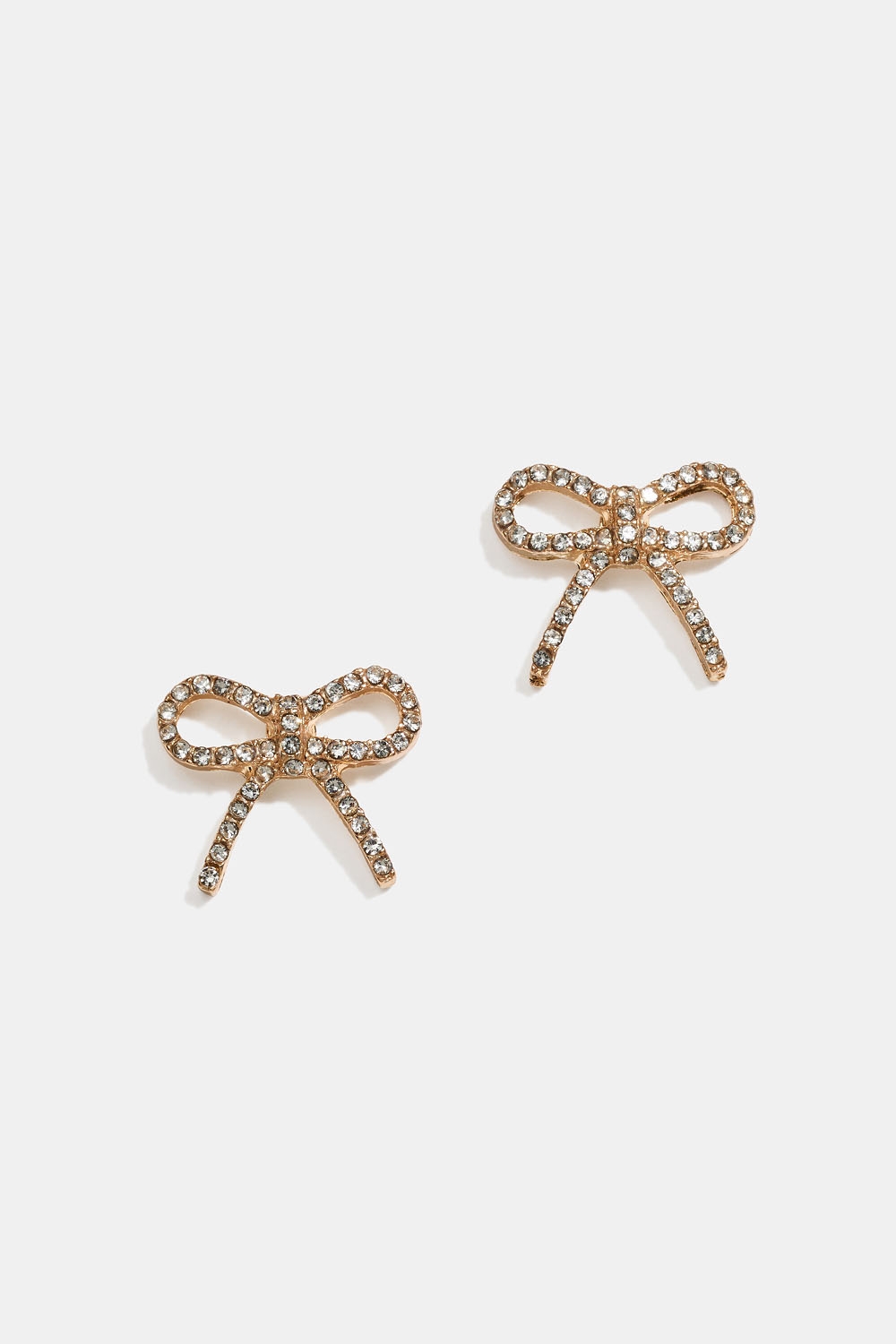 Guldfärgade rosettstuds med strass i gruppen Smycken / Örhängen / Studs hos Glitter (253009642002)