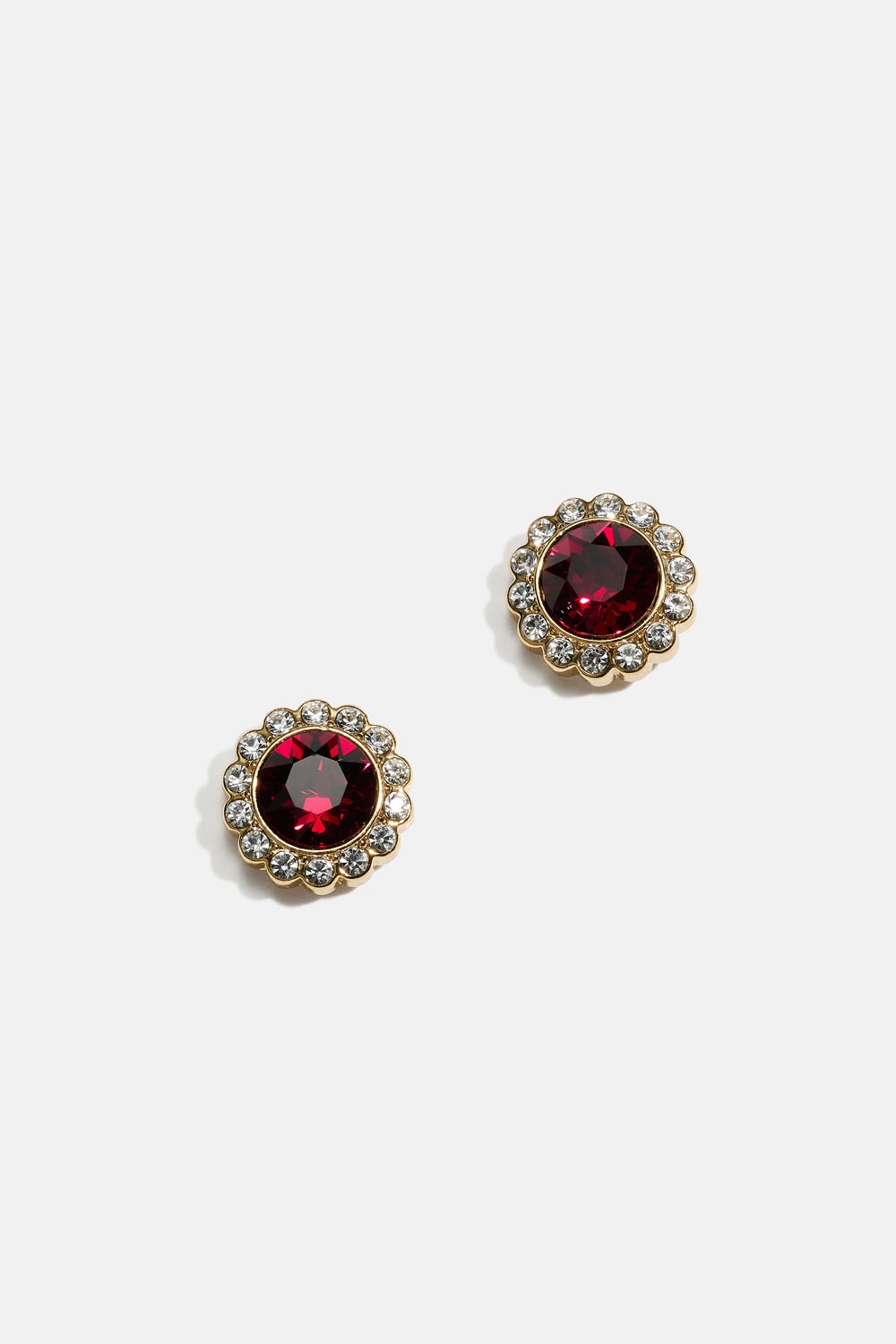 Miss Bea earrings - Ruby i gruppen Smycken / Örhängen / Studs hos Glitter (253010646002)
