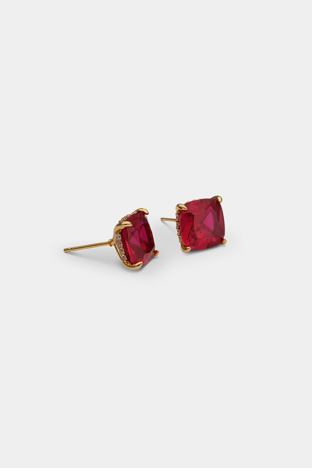 Desiree studs - Garnet i gruppen Smycken / Örhängen / Studs hos Glitter (253010796002)