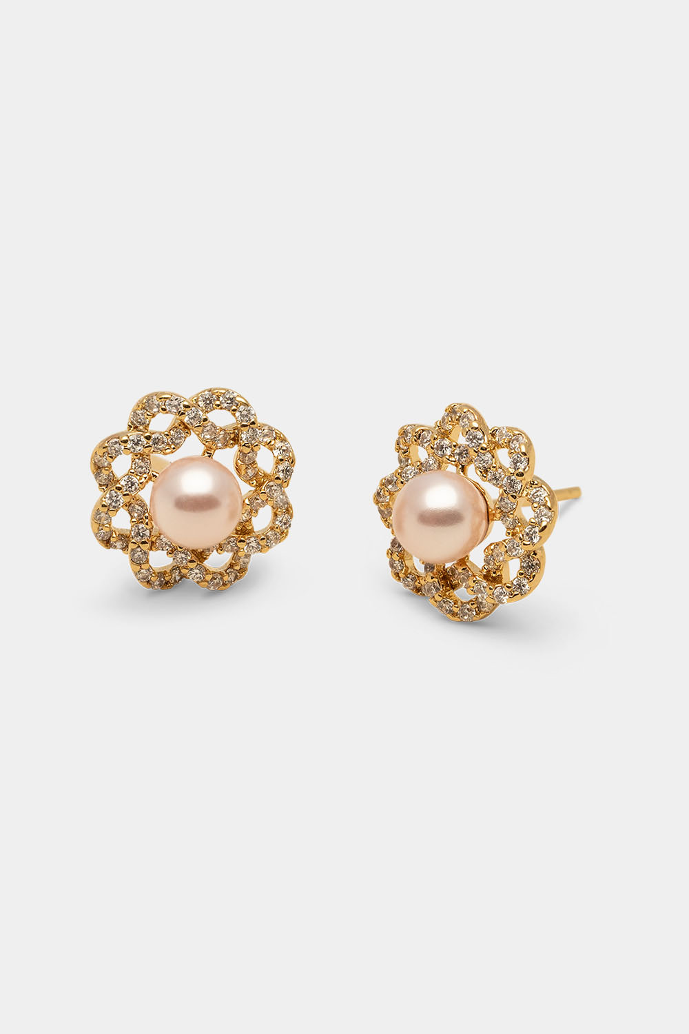 Fleur earrings - Rosaline i gruppen Lily and Rose - Örhängen hos Glitter (253011492002)