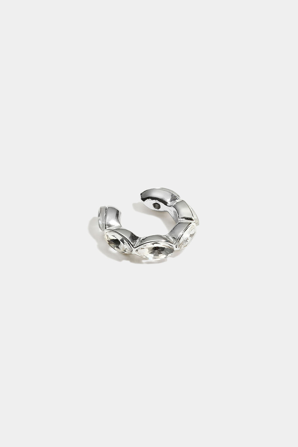 Earcuff med ovala glasstenar i gruppen Smycken / Örhängen / Earcuffs hos Glitter (253011851001)