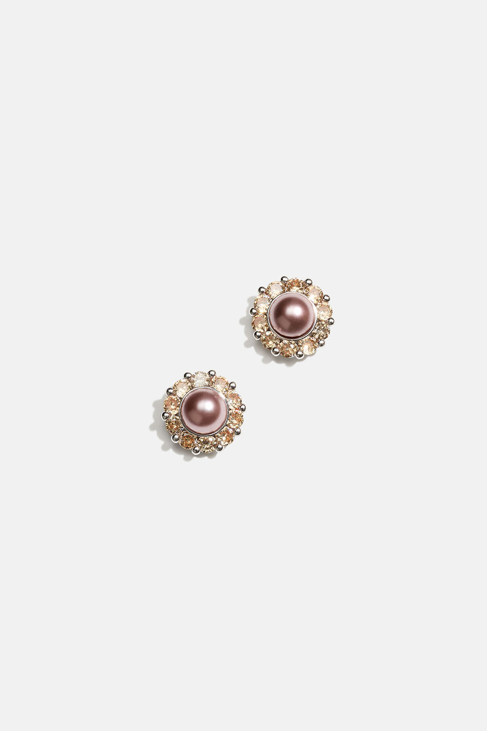 Miss Sofia earrings - Pink topaz pearl i gruppen Lily and Rose - Örhängen hos Glitter (253746815000)