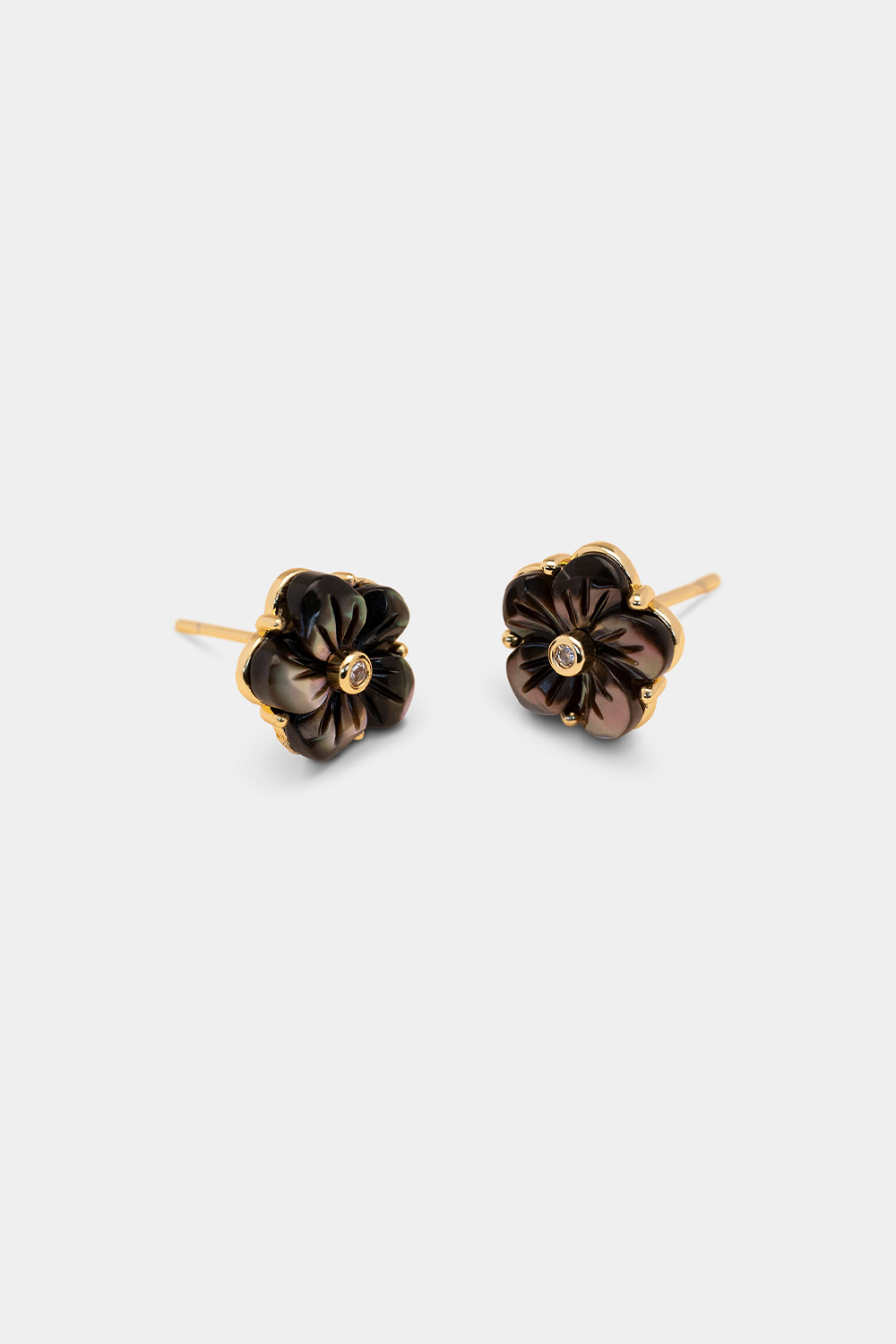 Petite Claire earrings - Noir i gruppen Lily and Rose - Örhängen hos Glitter (253746829000)