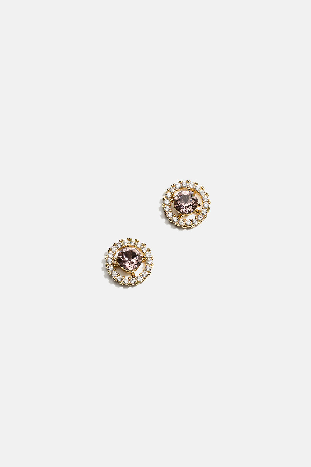 Miranda Twist earrings - Pink topaz i gruppen Lily and Rose - Örhängen hos Glitter (253746845000)