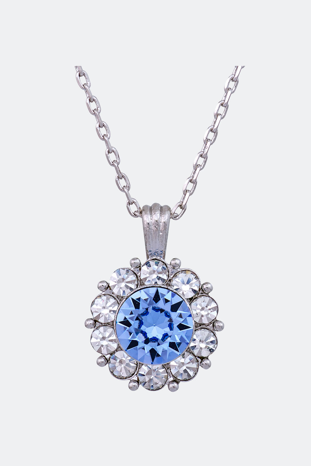 Sofia necklace - Light sapphire i gruppen Lily and Rose - Halsband hos Glitter (254000107101)