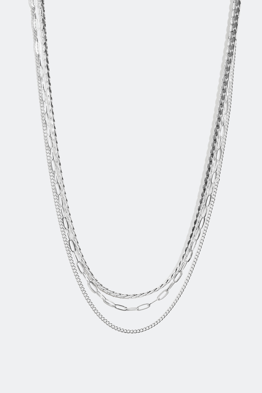 Lager-på-lager halsband med olika kedjor i gruppen Smycken / Halsband / Halskedjor hos Glitter (254000551000)