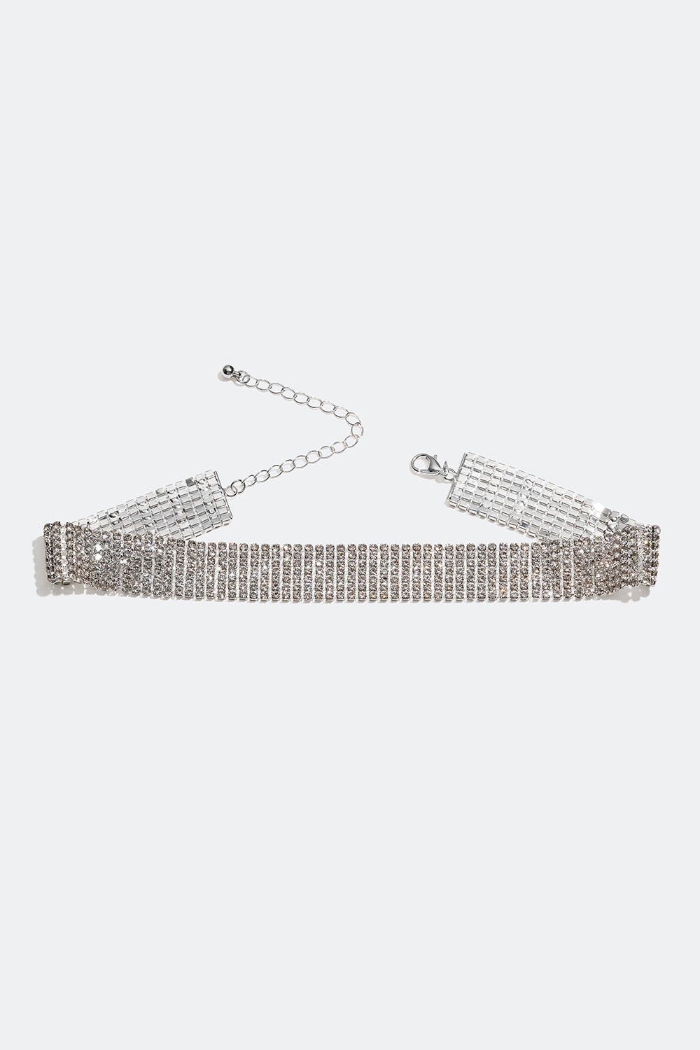 Tight strasshalsband med glasstenar i gruppen Smycken / Halsband / Strass hos Glitter (254000571000)