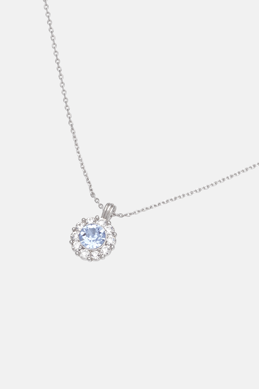 New Miss Sofia necklace - Light sapphire i gruppen Smycken / Halsband / Halsband med hänge hos Glitter (254000777101)