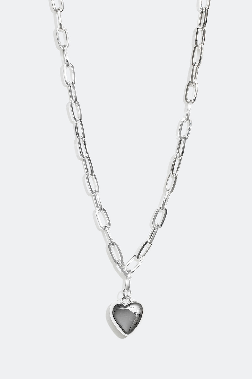 Kedjehalsband med chunky hjärta i gruppen Smycken / Halsband / Halsband med hänge hos Glitter (254000821001)