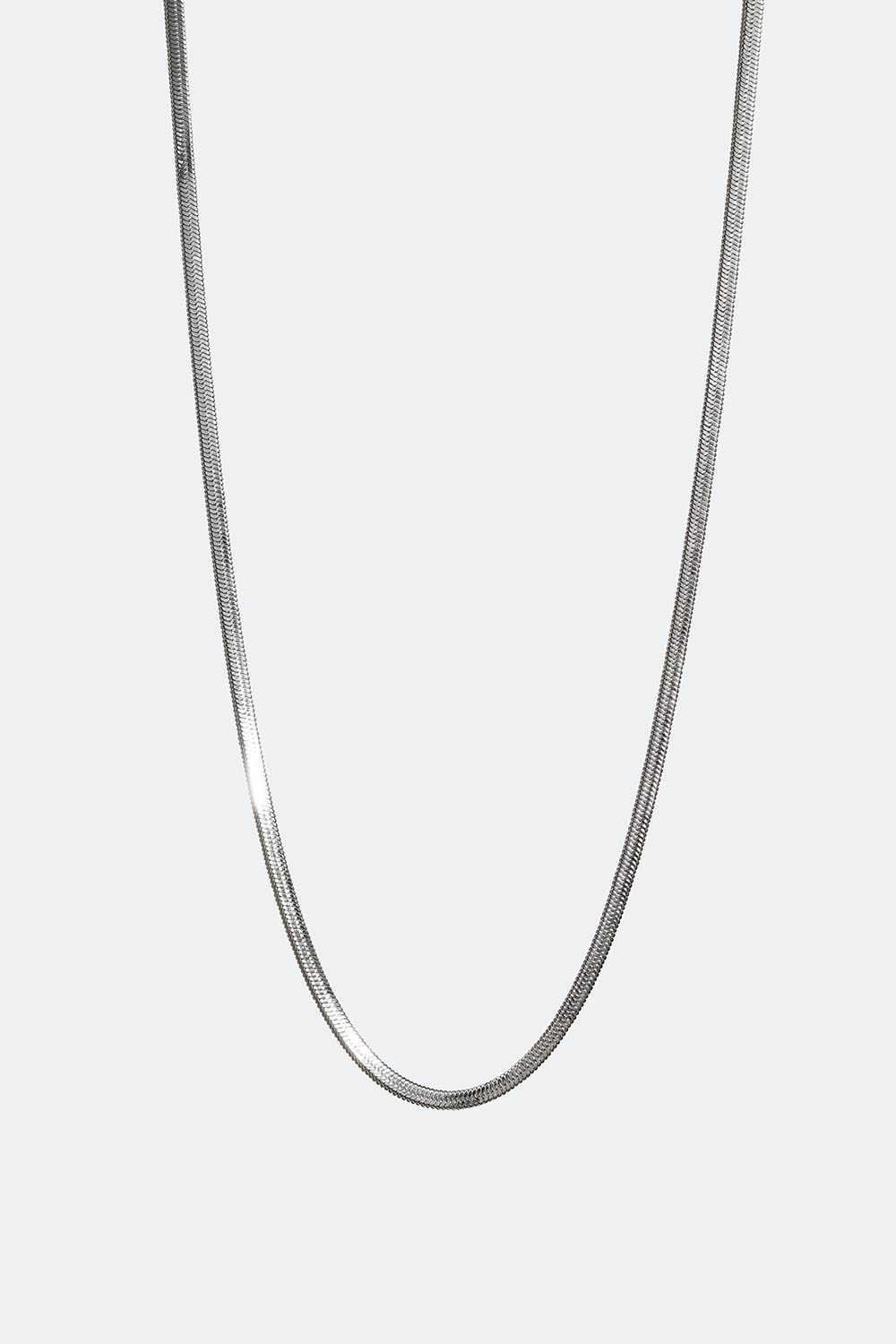 Halsband i stål med ormkedja i gruppen Smycken / Halsband / Halskedjor hos Glitter (254001071601)