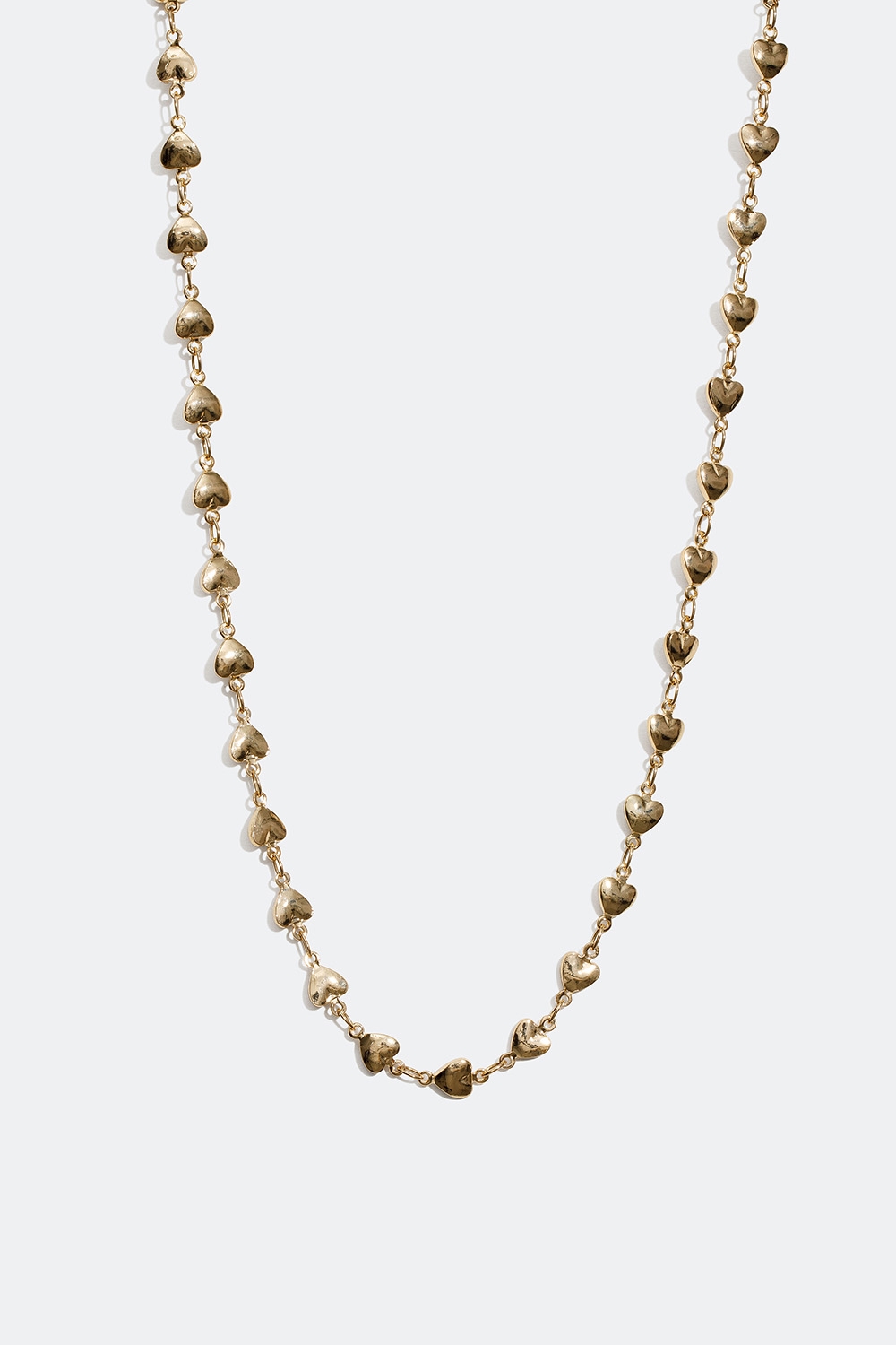 Guldfärgat halsband med små hjärtan i gruppen Smycken / Halsband hos Glitter (254001102002)