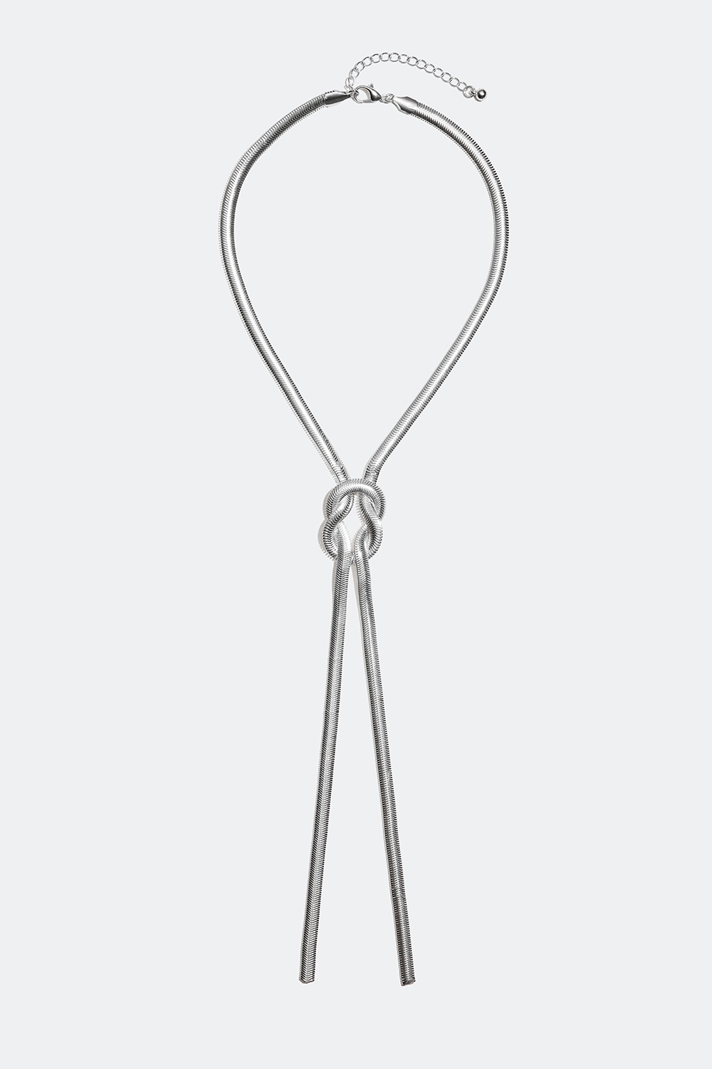 Långt halsband med tät kedja och knut i gruppen Smycken / Halsband hos Glitter (254001111001)