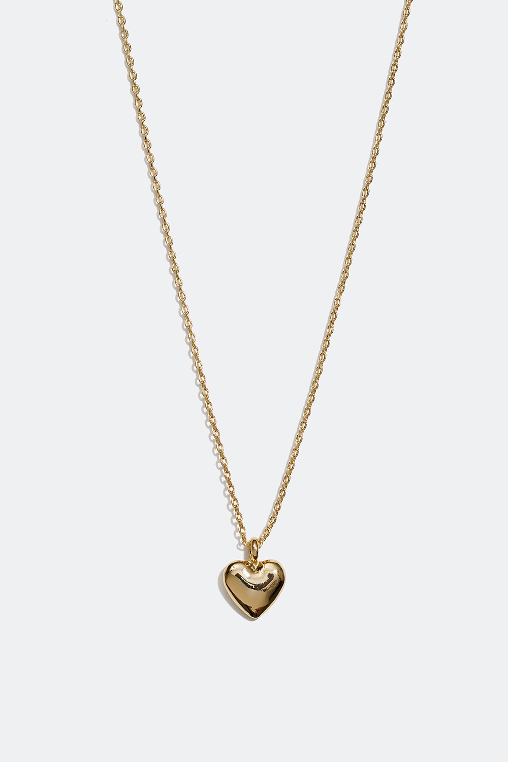 Guldfärgat halsband med litet hjärta i gruppen Smycken / Halsband / Halsband med hänge hos Glitter (254001132002)