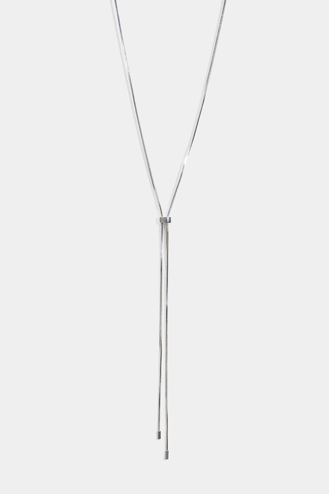 Silverfärgat Lariat-halsband i gruppen Smycken / Halsband hos Glitter (254001841001)