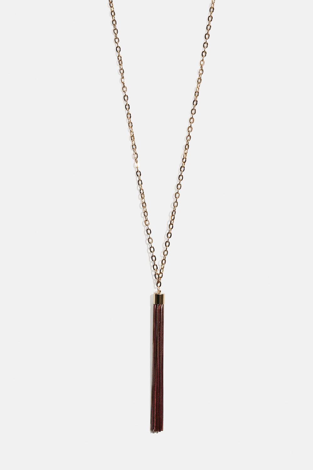 Långt halsband med rött hänge i gruppen Smycken / Halsband hos Glitter (254002192002)