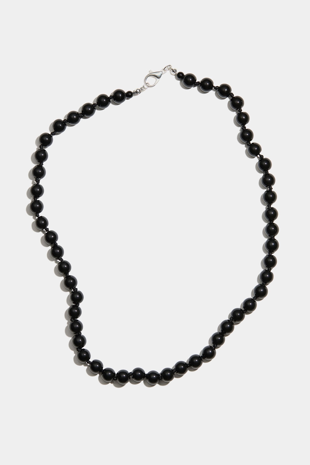 Halsband med svarta glaspärlor i gruppen Smycken / Halsband hos Glitter (254002319001)