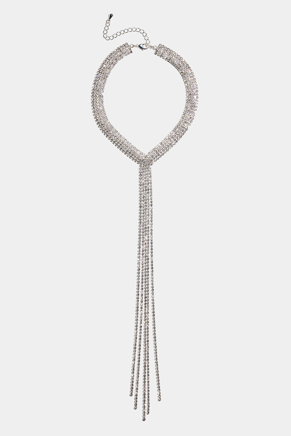 Lariat-halsband med strasslänkar i gruppen Smycken / Halsband / Strass hos Glitter (254002440201)