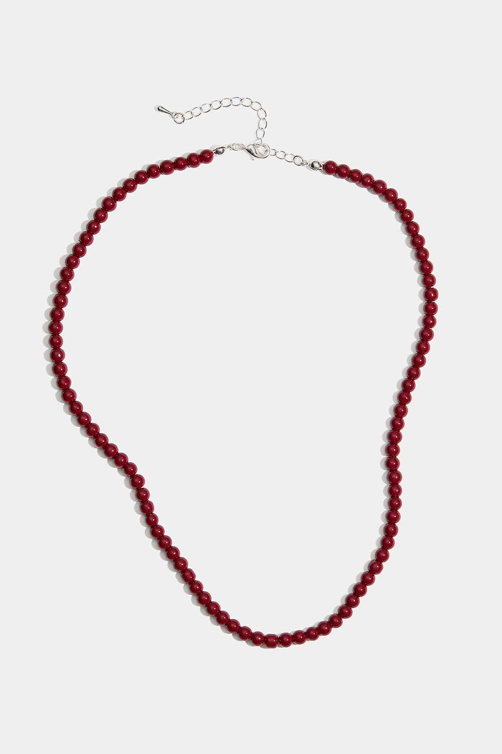 Halsband med små vinröda glaspärlor i gruppen Store week / 2551 hos Glitter (254002476001)