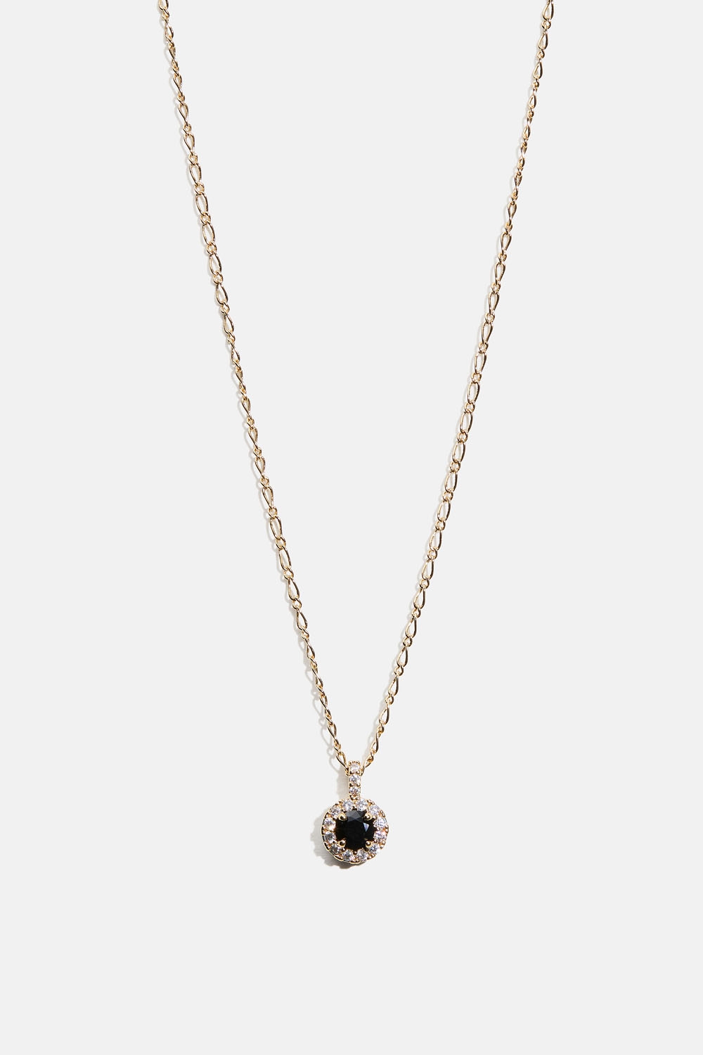 Laurie necklace - Jet i gruppen Smycken / Halsband / Halsband med hänge hos Glitter (254002519002)