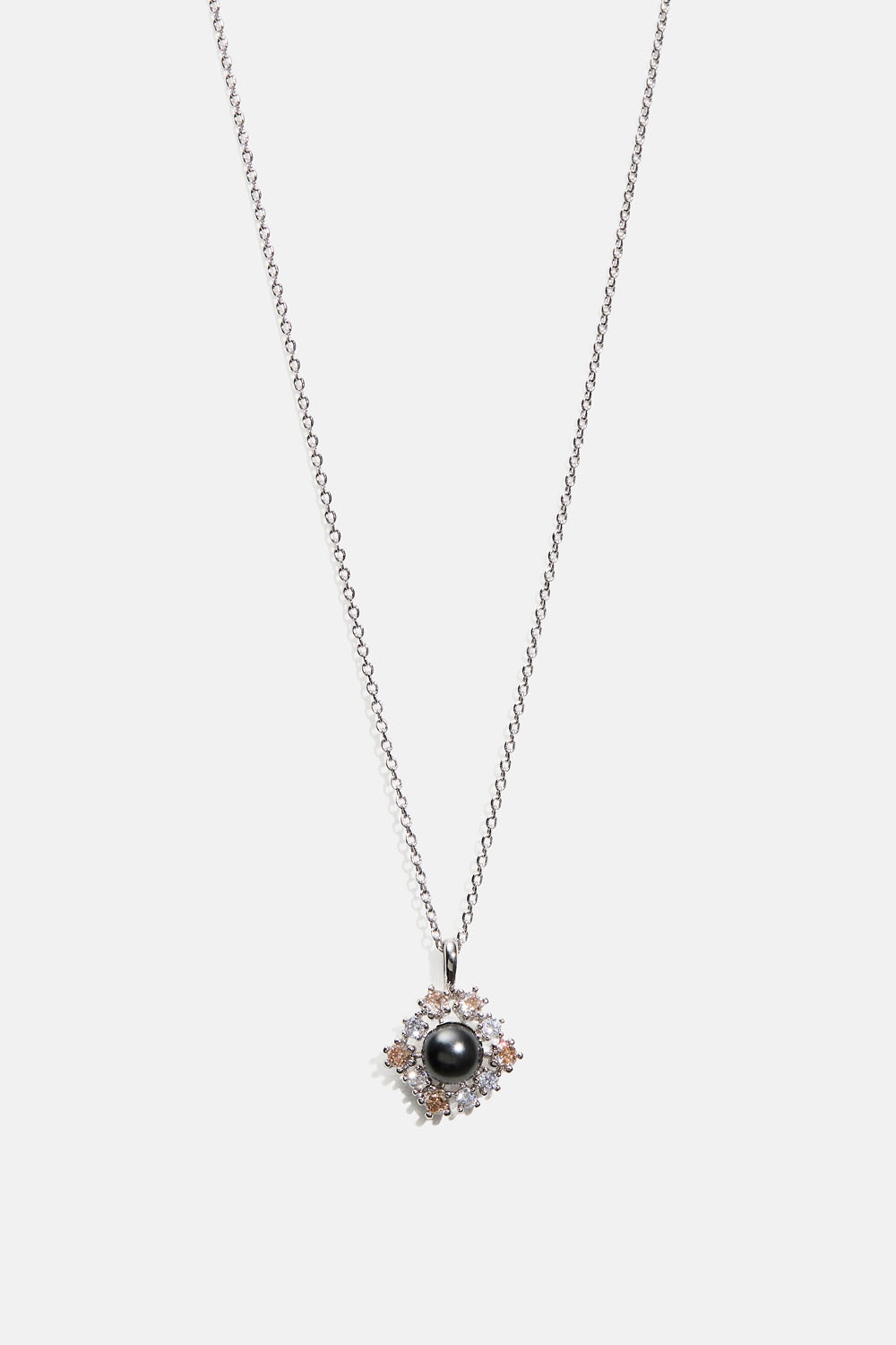New Emily necklace - Jet Pearl i gruppen Smycken / Halsband / Halsband med hänge hos Glitter (254002529001)