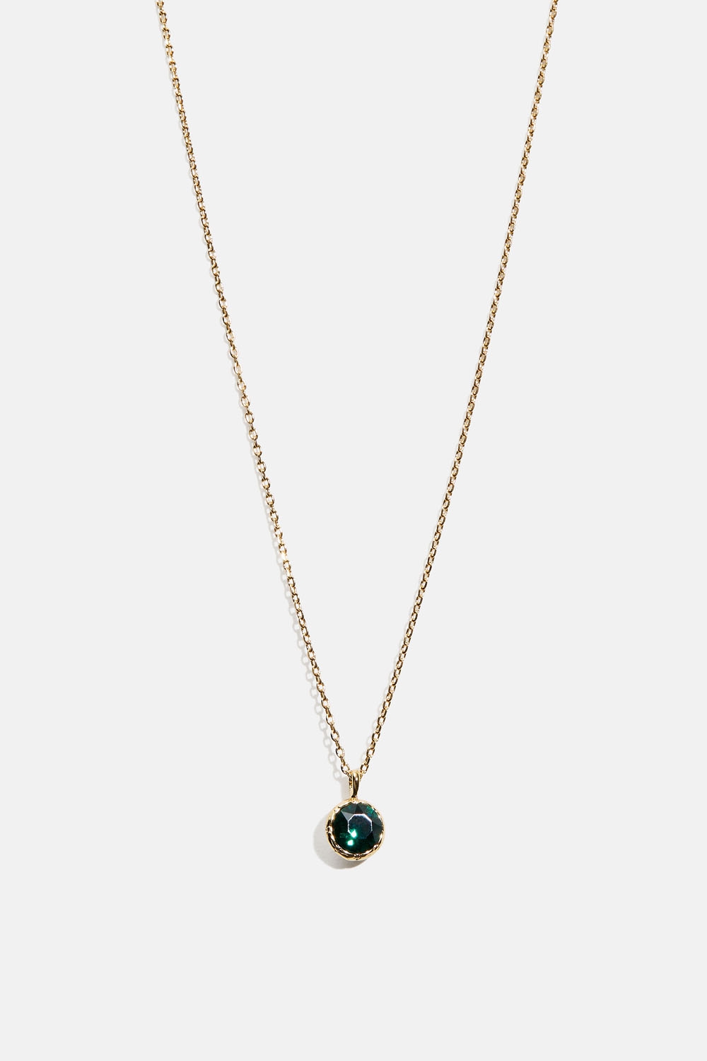 Miss Victoria necklace - Emerald i gruppen Smycken / Halsband / Halsband med hänge hos Glitter (254002567502)