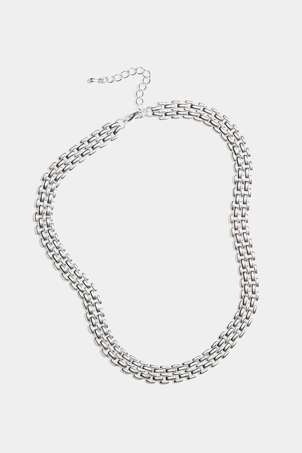 Brett halsband med tät kedja i gruppen Smycken / Halsband / Halskedjor hos Glitter (254002581001)