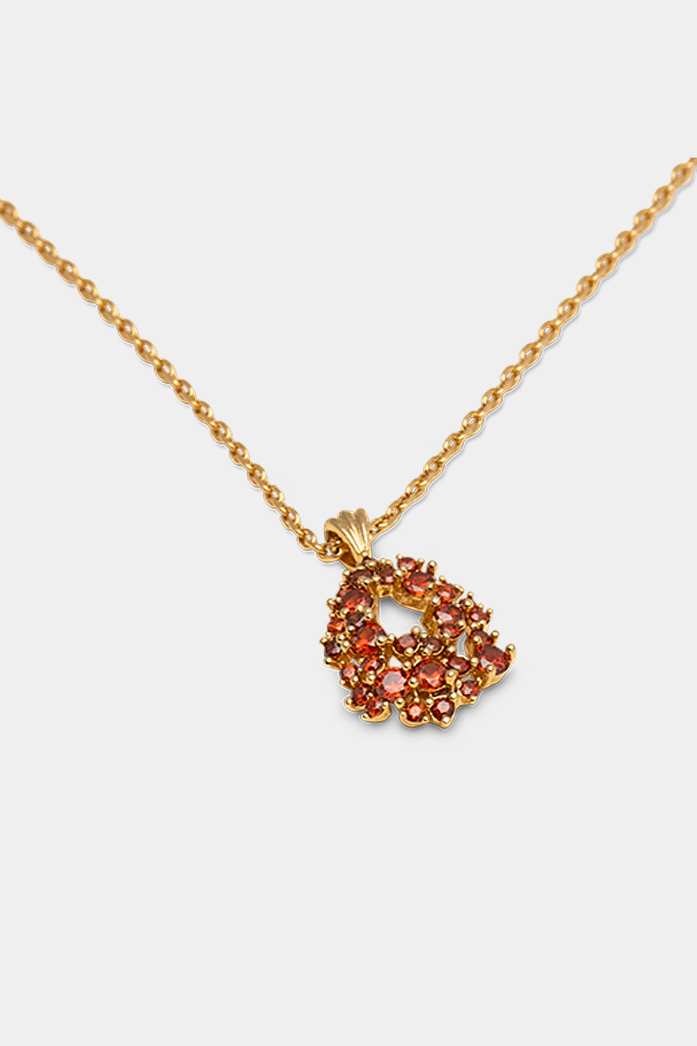 Petite Miss Alice necklace - Garnet i gruppen Store week / 2547 hos Glitter (254002616002)