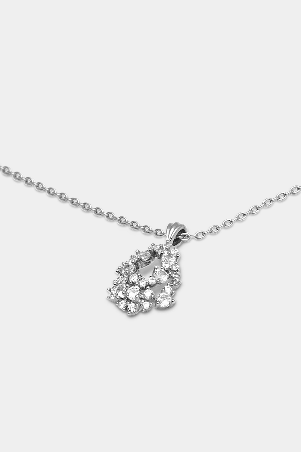 Petite Miss Alice necklace - Crystal (silver) i gruppen Store week / 2547 hos Glitter (254002621001)