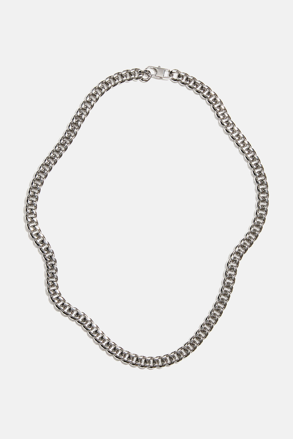 Halsband med bred pansarkedja i stål i gruppen Stål / Halsband i stål hos Glitter (254002791600)