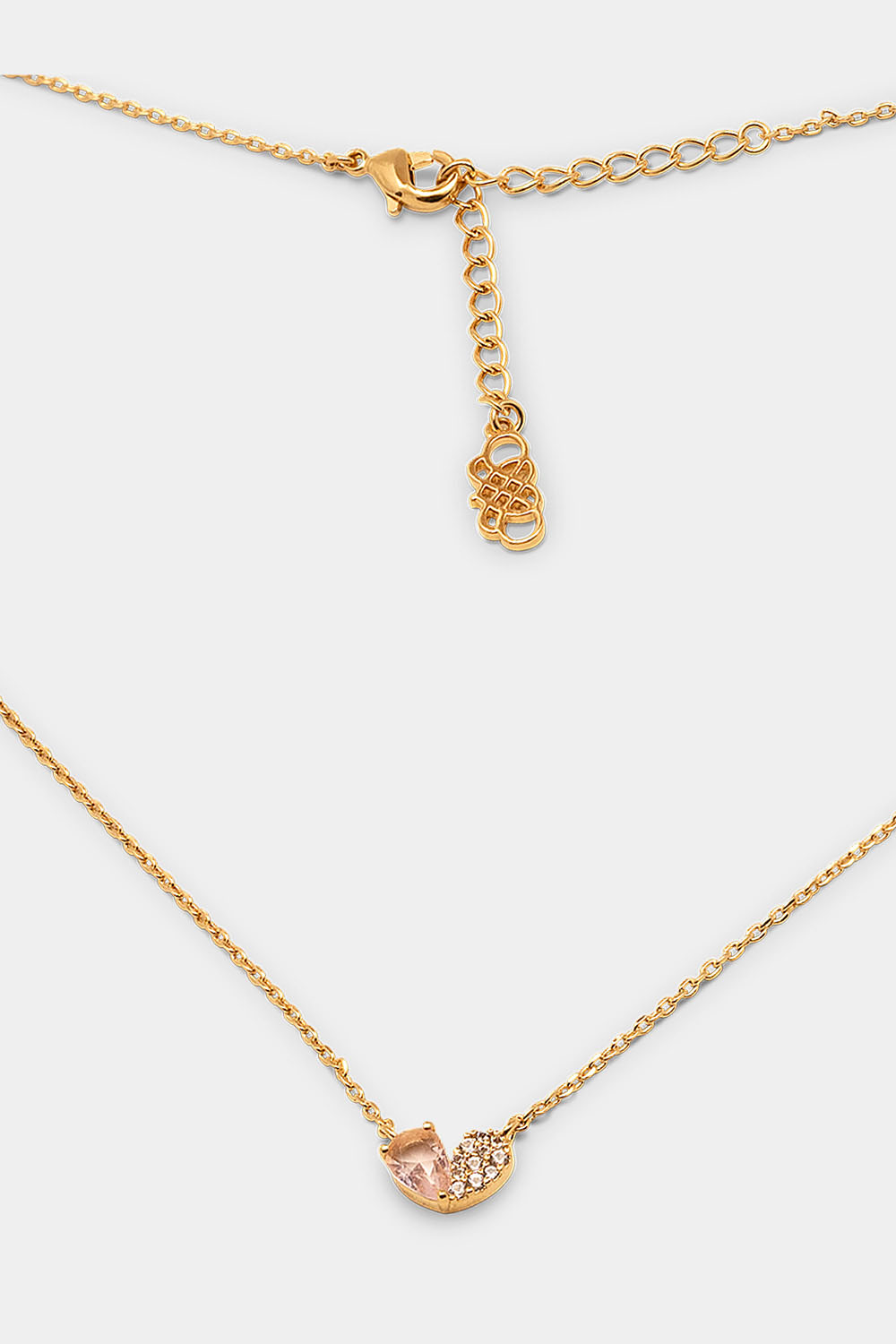 Charlotte necklace - Light pink i gruppen Lily and Rose - Halsband hos Glitter (254002845102)