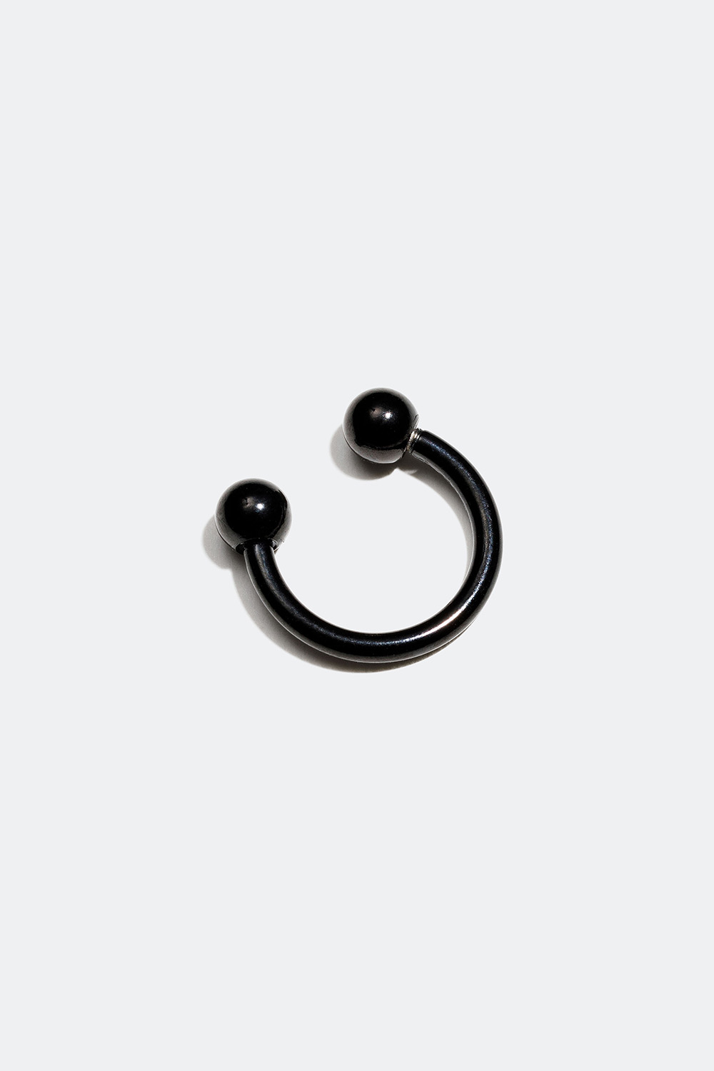 Svart piercing hästsko barbell i gruppen Smycken / Piercings / Navelpiercings hos Glitter (255000129000)