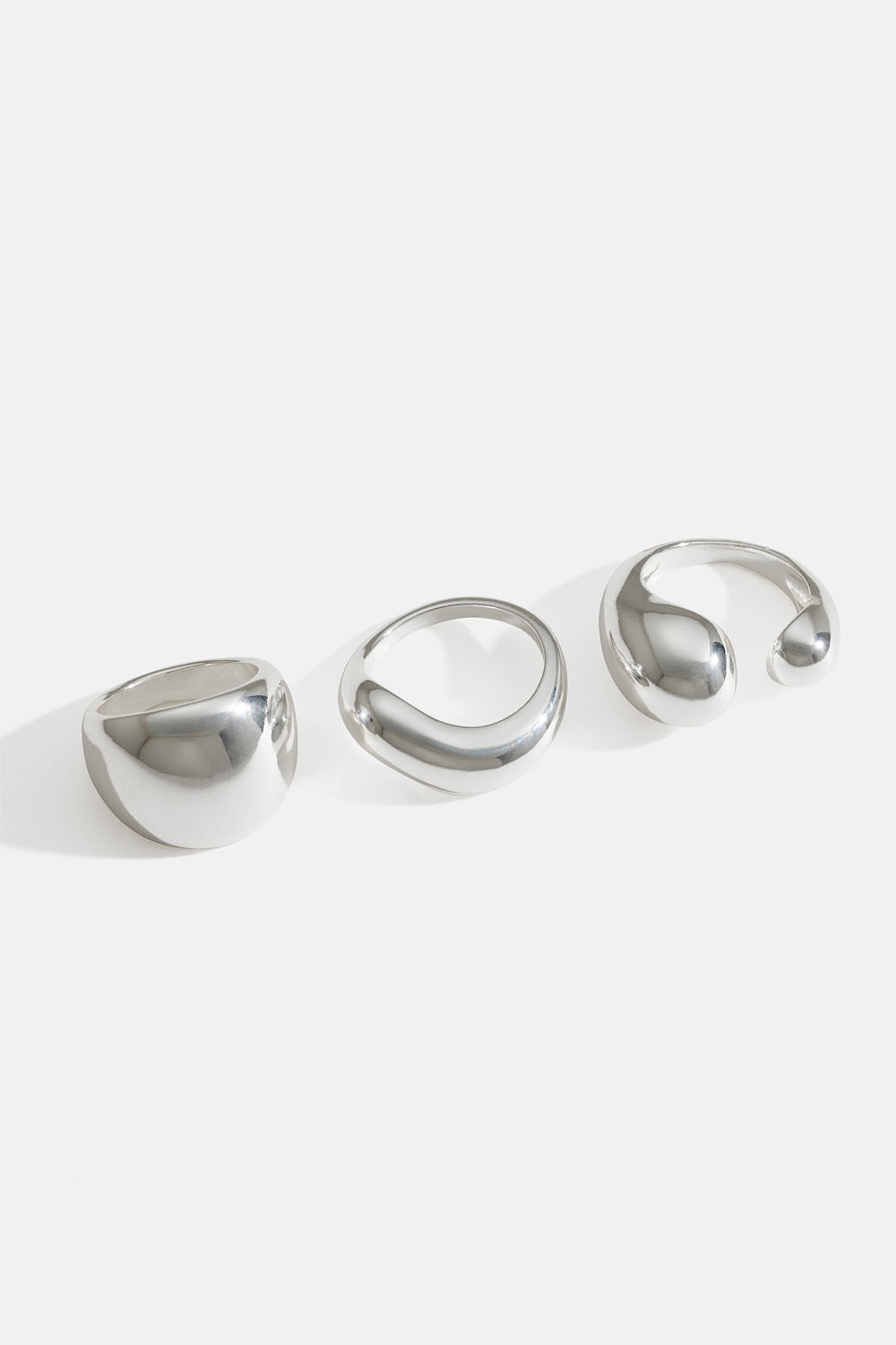 Chunky ringar, 3-pack i gruppen Smycken / Ringar / Flerpack hos Glitter (2560015710)