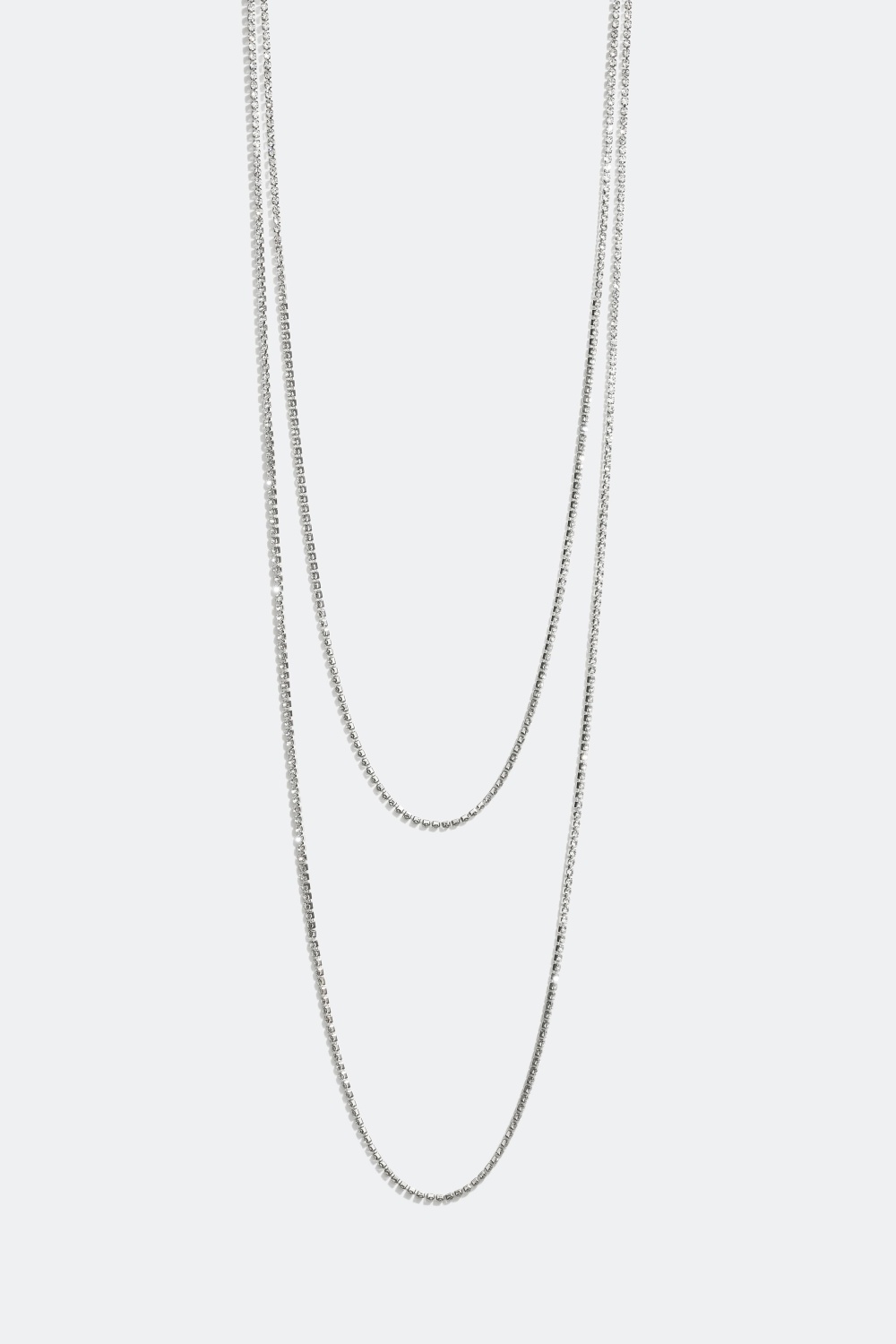 Långt halsband med glasstenar i gruppen Smycken / Halsband / Strass hos Glitter (312630)