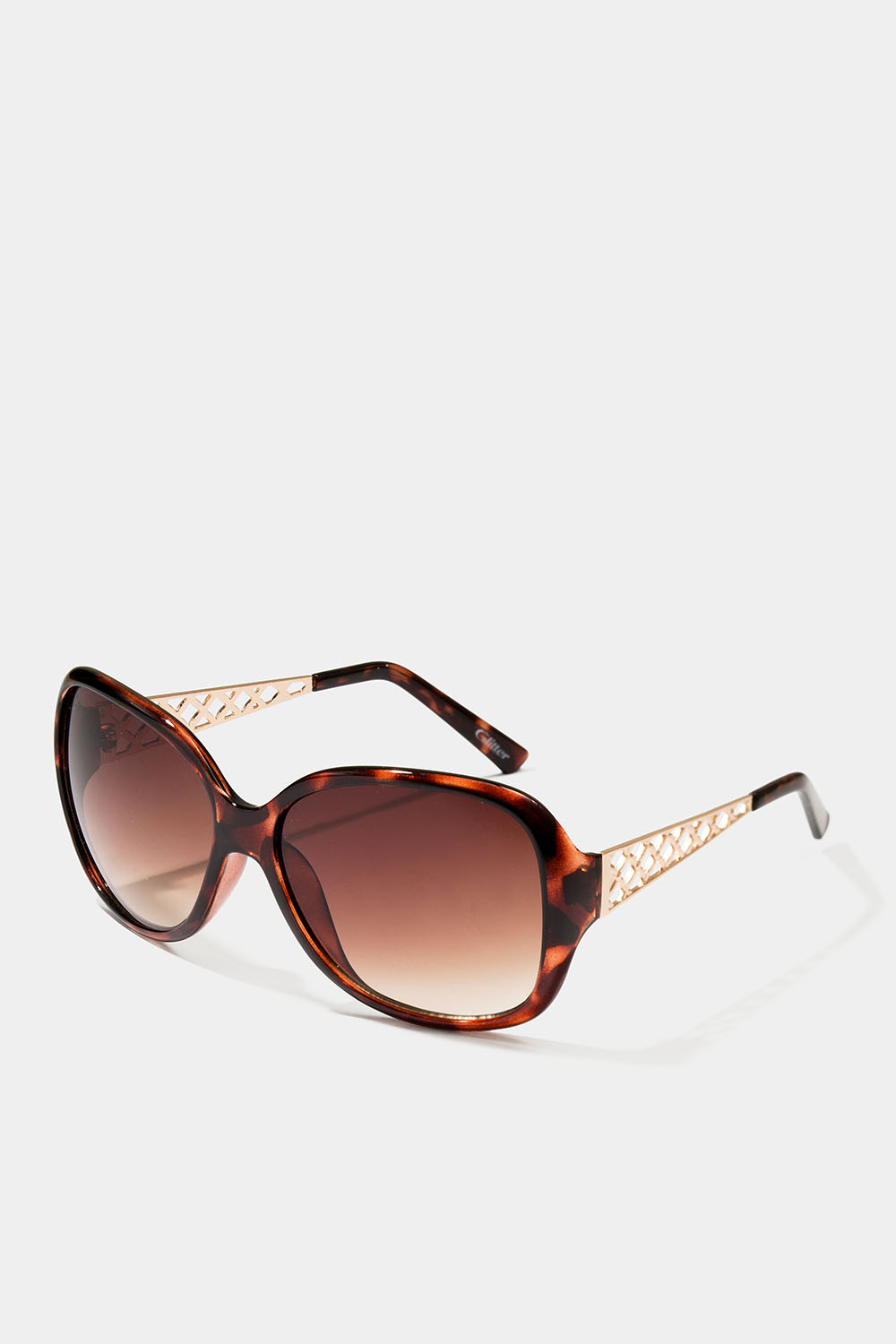 Solglasögon, Havana i gruppen Accessoarer / Solglasögon hos Glitter (318647)