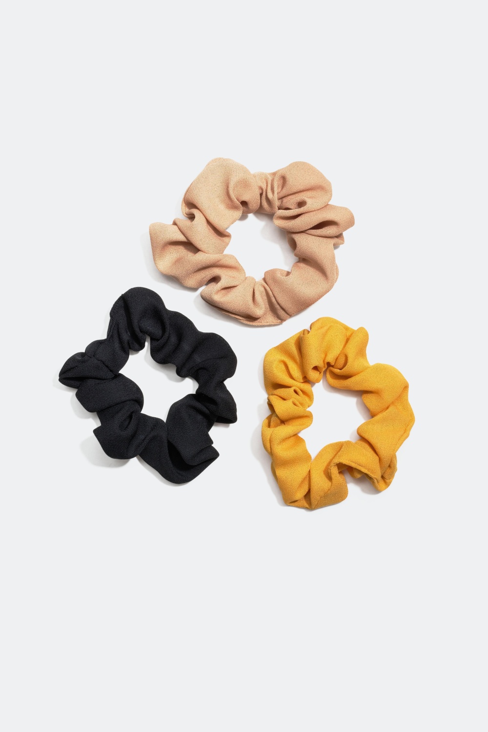 Scrunchies med olika färger, 3-pack i gruppen Håraccessoarer / Scrunchies / Flerpack hos Glitter (321796)