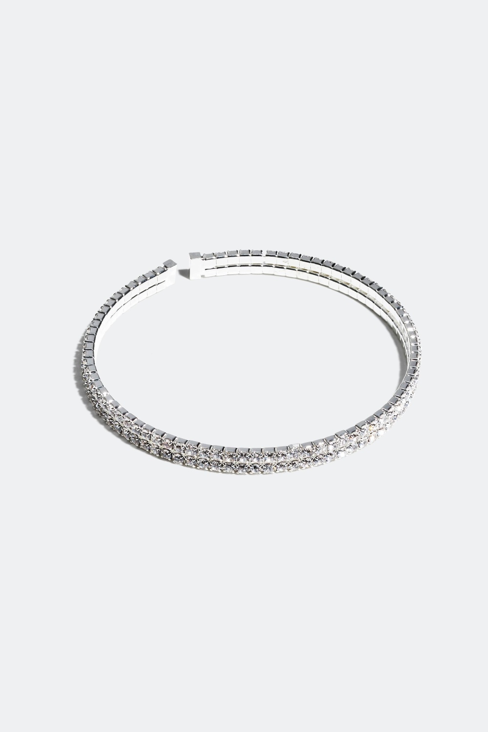 Armband med två rader glasstenar i gruppen Smycken hos Glitter (321914)