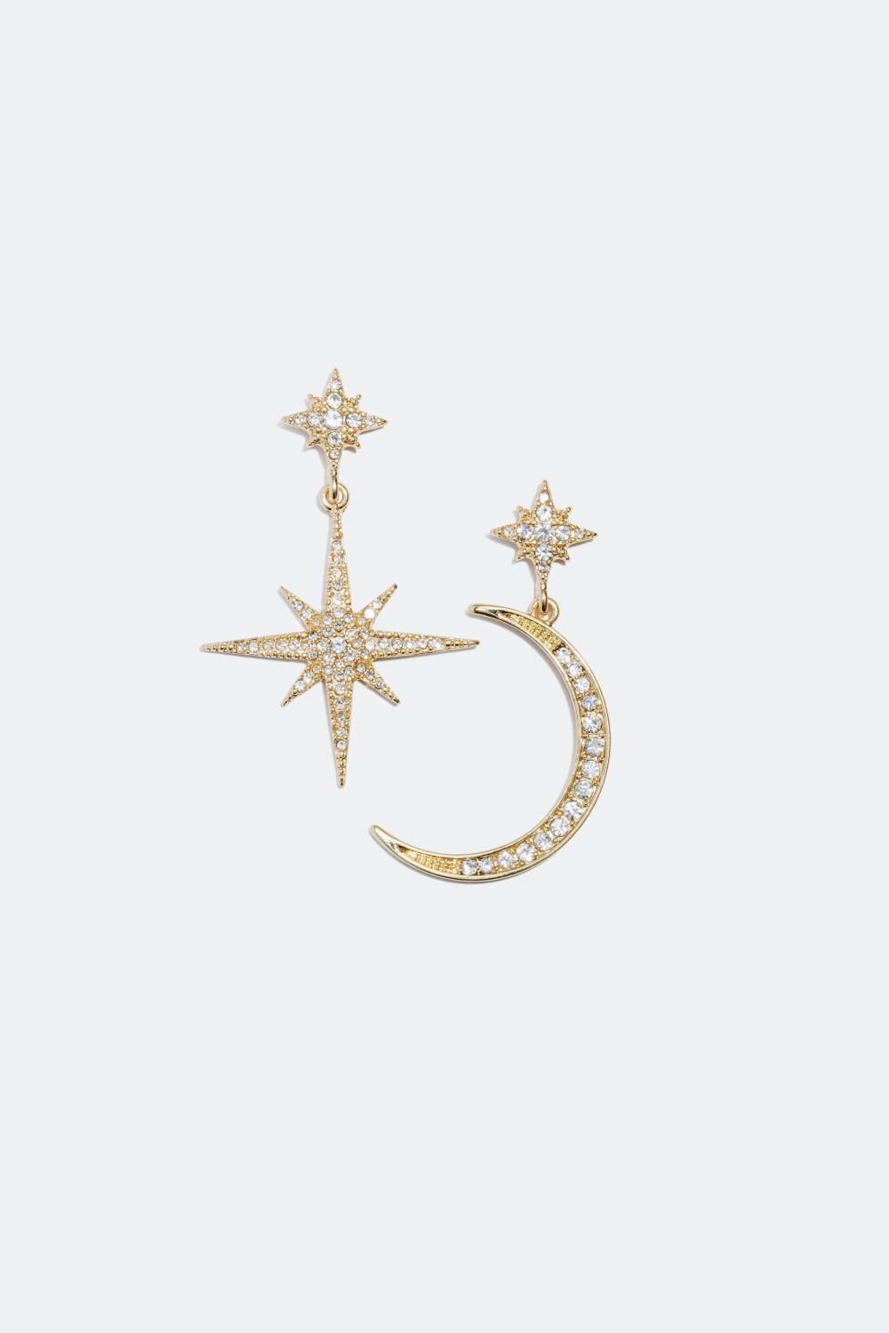 Örhängen med stjärnor och måne i gruppen Smycken hos Glitter (323349)