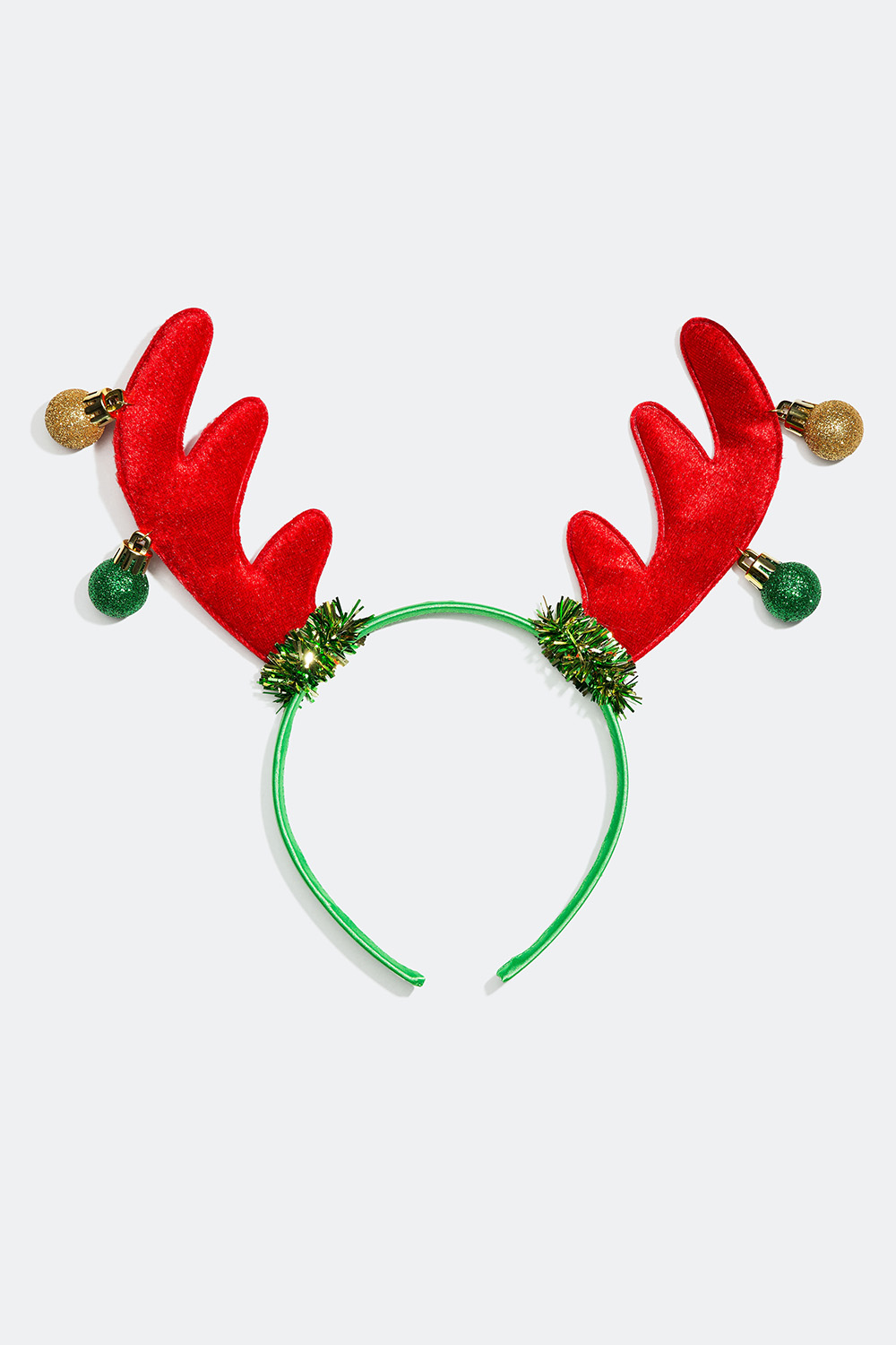 Diadem med renhorn och julkulor i gruppen Jul / Christmas Collection hos Glitter (326923)
