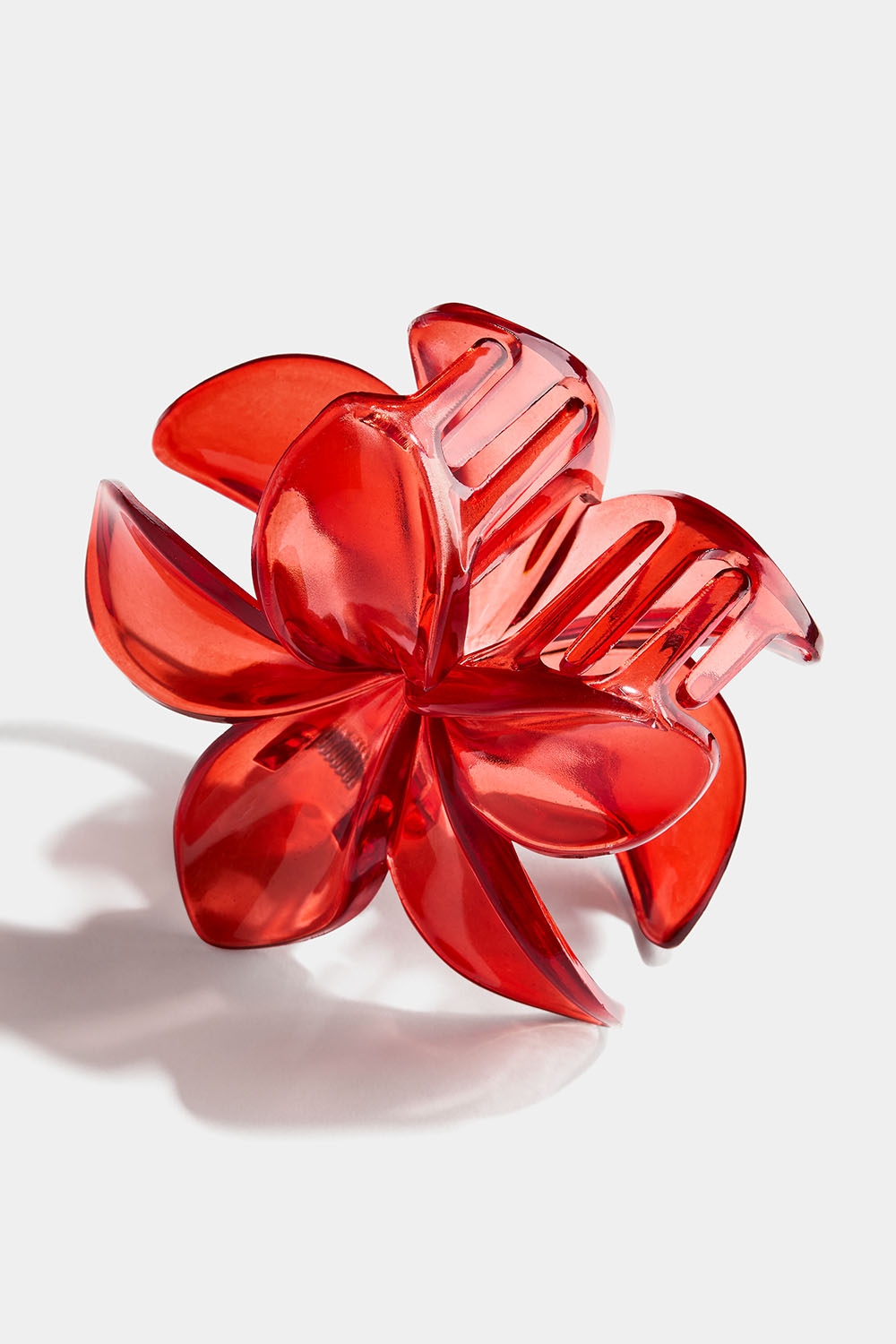 Röd blomklämma i gruppen Håraccessoarer / Spännen & klämmor / Hårklämmor hos Glitter (331001746000)