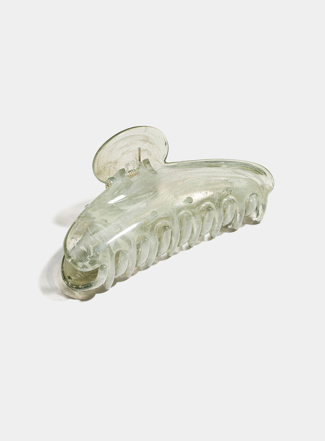 Grönmelerad hårklämma i gruppen Håraccessoarer / Spännen & klämmor / Hårklämmor hos Glitter (331001857600)