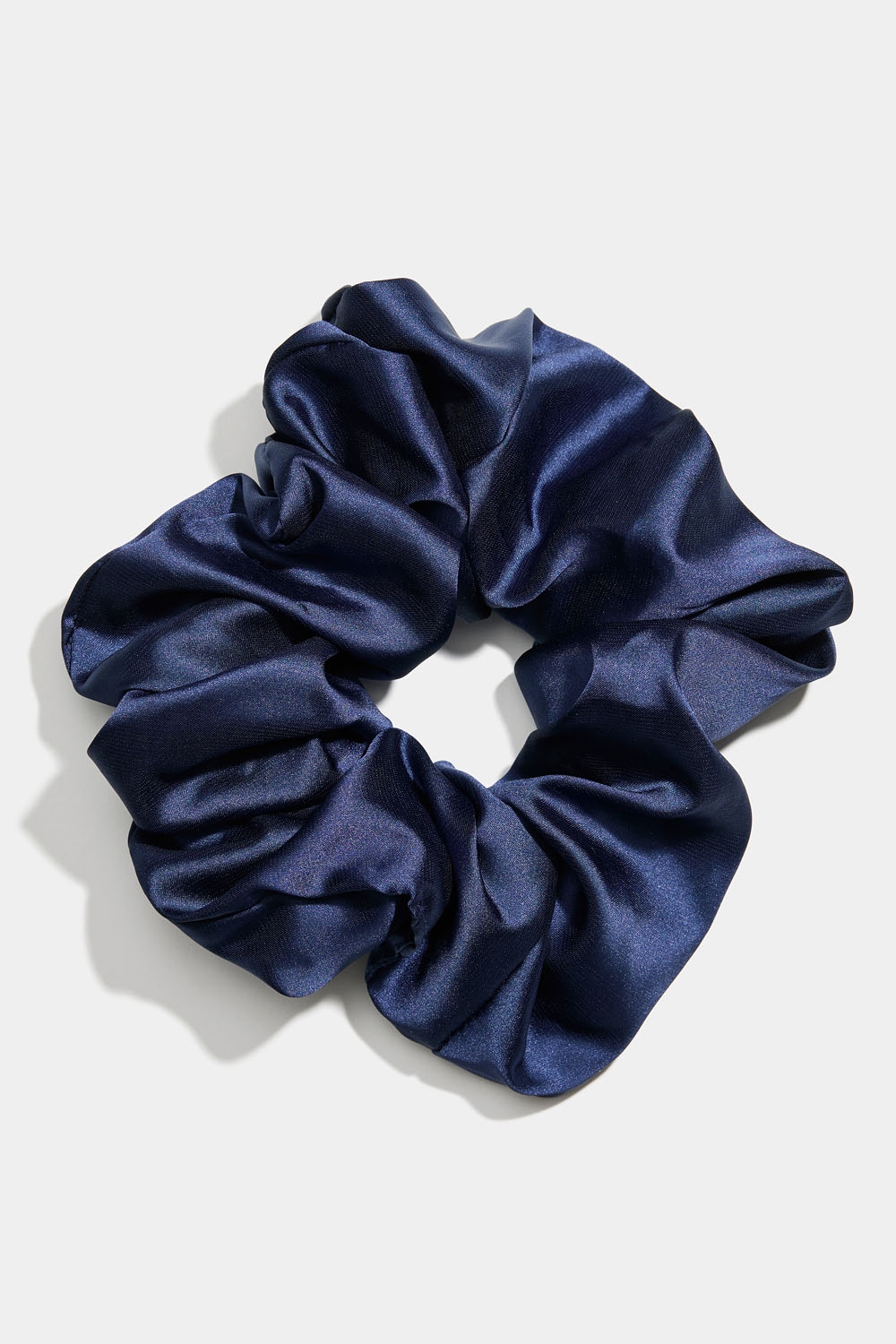 Stor mörkblå scrunchie i gruppen Håraccessoarer / Scrunchies hos Glitter (332000717201)