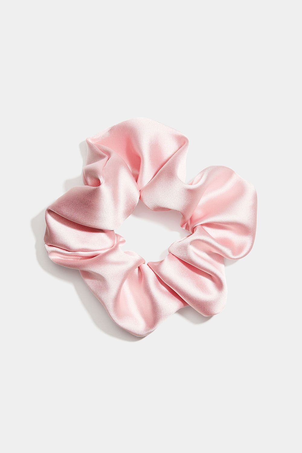 Glansig rosa scrunchie i gruppen Håraccessoarer / Scrunchies hos Glitter (332000935100)