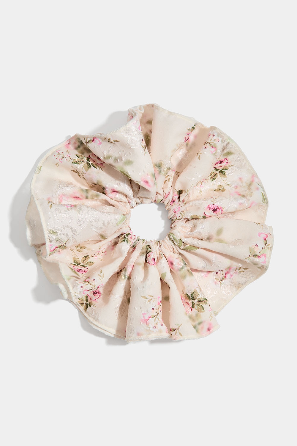 Stor rosenscrunchie i gruppen Håraccessoarer / Scrunchies / Mega scrunchies hos Glitter (332001285100)