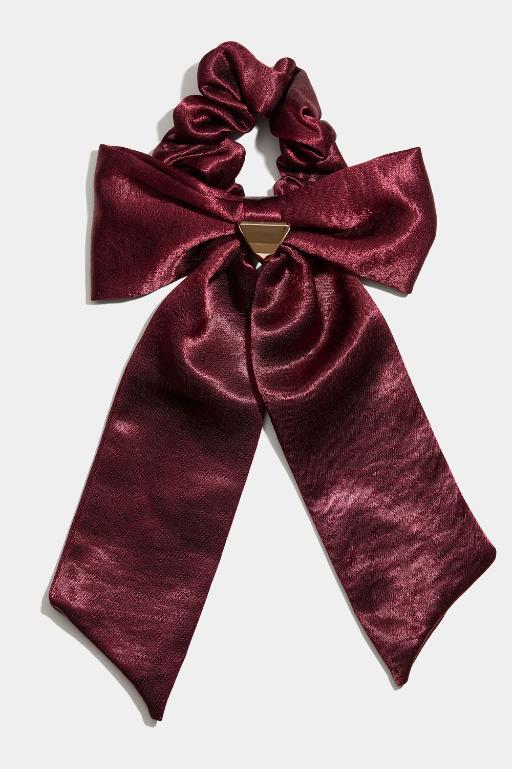 Scrunchie med vinröd rosett i gruppen Håraccessoarer / Scrunchies hos Glitter (332001376300)