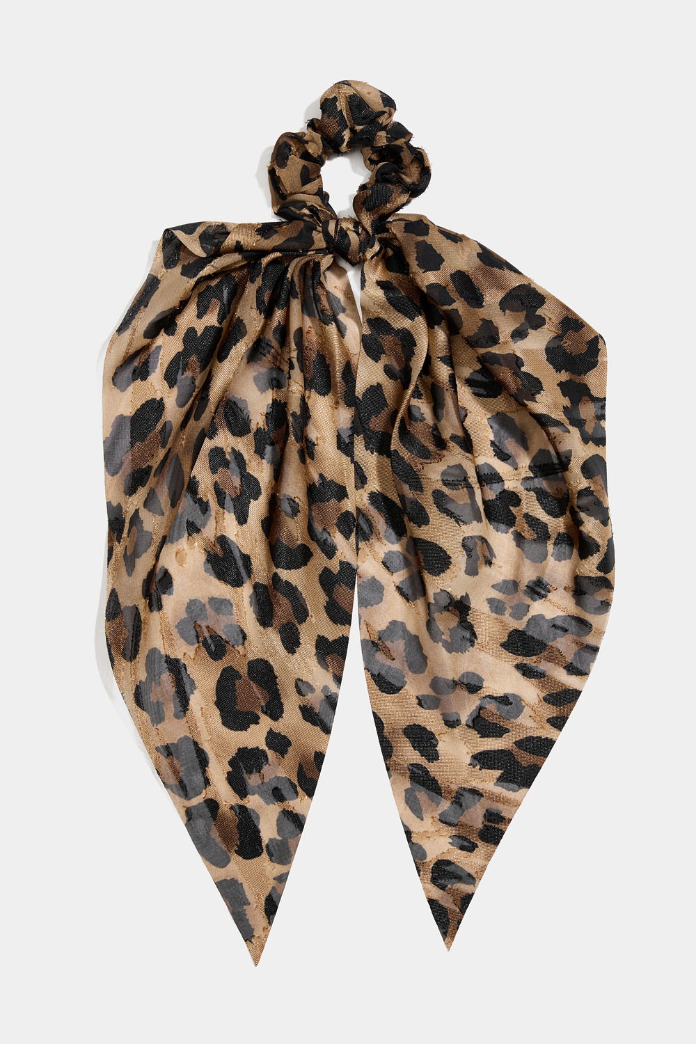 Scrunchie tail, leopard i gruppen Håraccessoarer / Scrunchies / Scrunchies med scarfdetalj hos Glitter (332001400500)